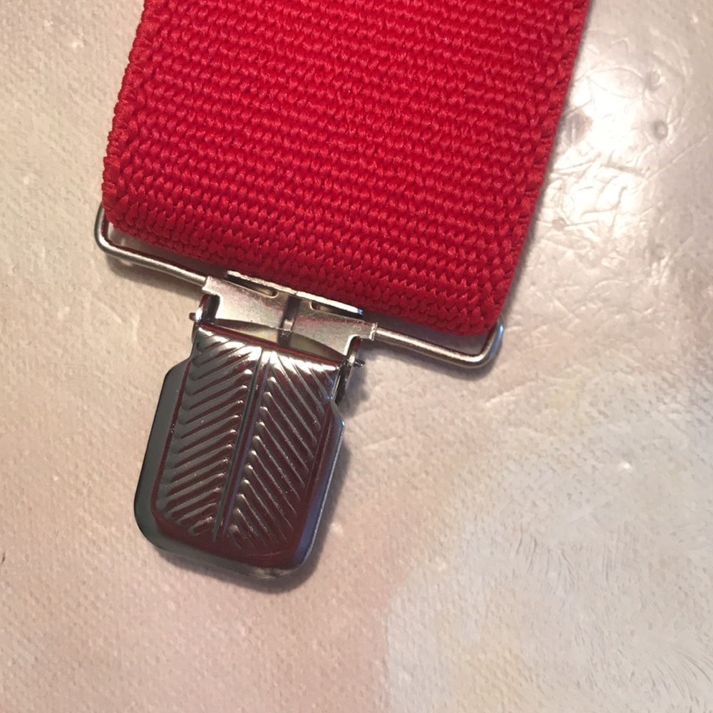 Red Stretchable Suspender - image 3